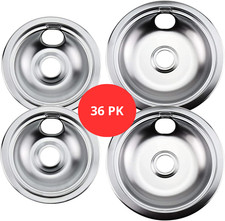 316048413 and 316048414 Replacement Range Cooktop Drip Pans fit GE 36 Sets 