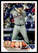 2023 Topps Donny Sands Rookie Detroit Tigers #416