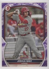 2023 Bowman Prospects Purple Pattern 110/199 Joshua Baez #BP-127 03o8