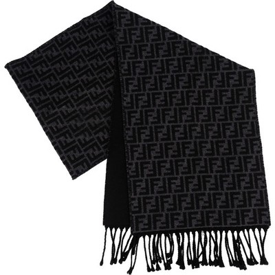 Fendi Wool Monogram FF Emblem Schal Scarf Schal