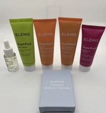 5 Elemis Superfood Day Cream Glow Facial Oil .6oz/20mL TRAVEL SZ SEALED NEW