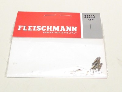 Fleischmann N 12x Schienenverbinder silber 22240 NEU OVP