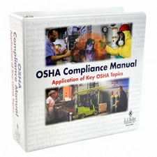 BRADY 43990 OSHA Compliance Manual,OSHA/CRF Standard 3TL65