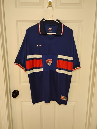 1995, 96, 97 Nike USA Soccer Jersey USMNT United States National Team Mens Med