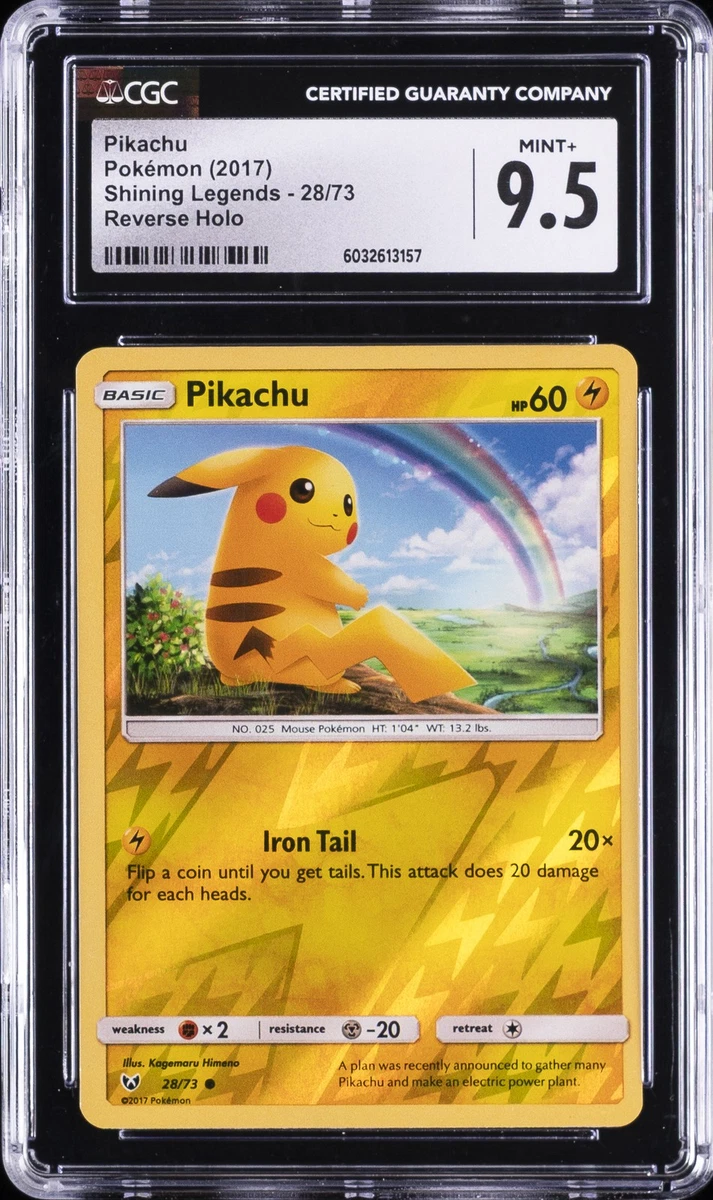 Pokémon Pikachu Grade 9.5 Pokémon TCG Individual Collectible Card