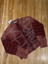Vale Forever Valley Dreams Flannel Shirt Red Haze Size Small