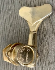 Vtg Ibanez Roadstar II Bass Velve Tune BII Treble Side Gold Tuner Tuning Peg MIJ