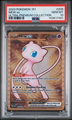 2023 POKEMON 151 ULTRA-PREMIUM COLLECTION #205 MEW EX PSA 10