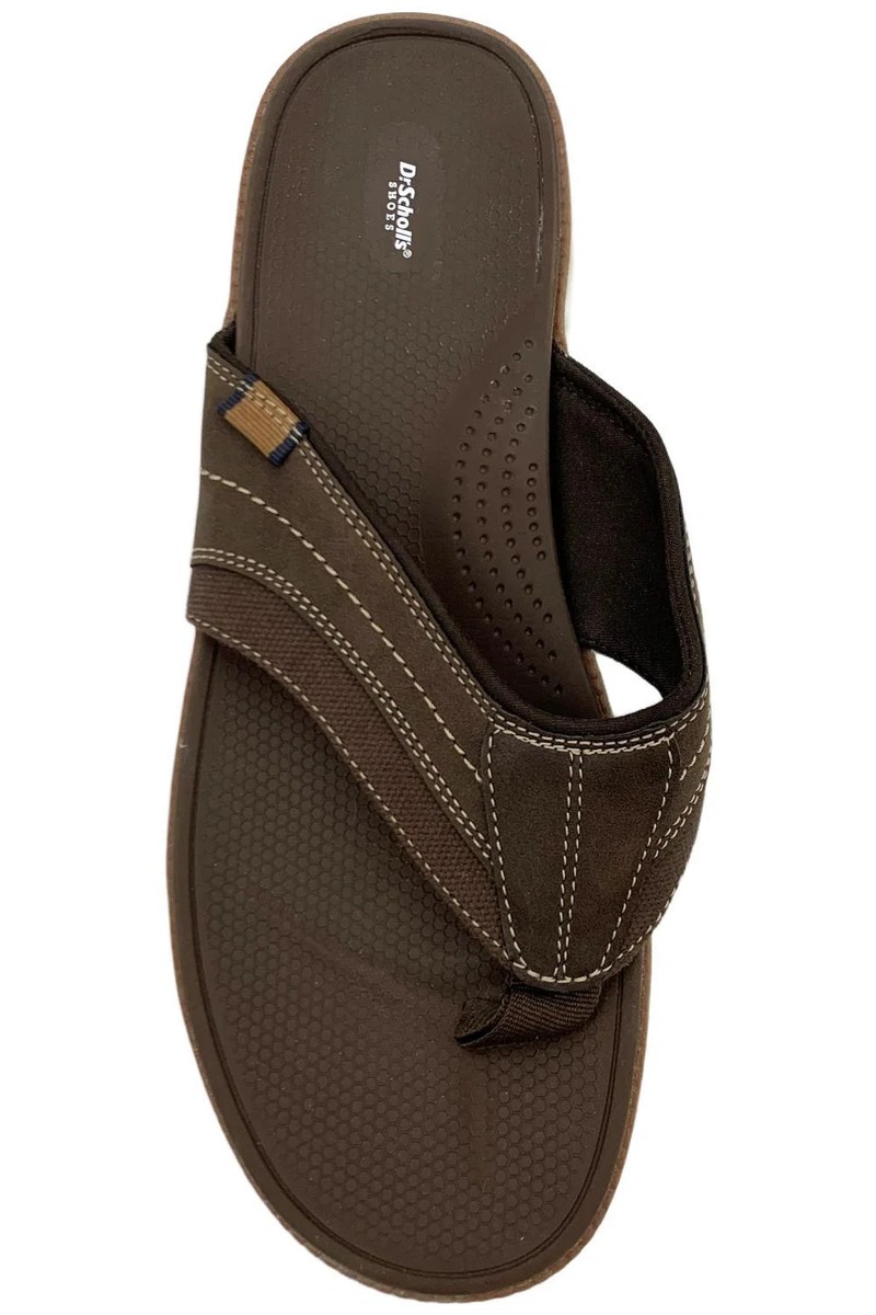 COPY - Dr. Scholl\'s Shoes Mens Sync In Tan Flip-Flops Sandals 13M Dr. Scholl main image 3