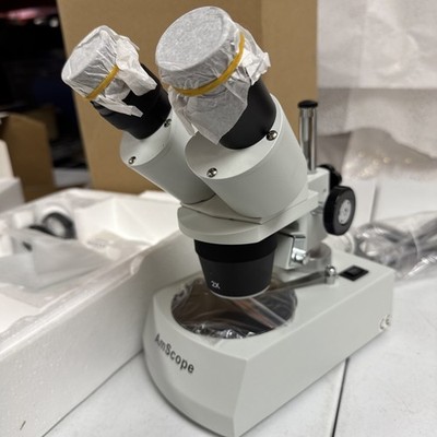 AmScope Series 120 Multi-Lens Binocular Stereo Microscope *READ*