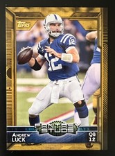 2015🔥Andrew Luck🔥Topps Fantasy Studs #321 Gold Parallel Serialized /2015 Colts