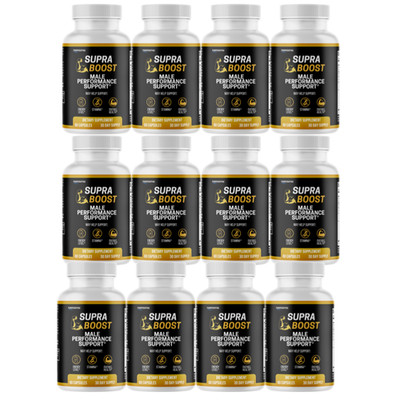 Supra Boost Male Advanced Support for Maximum Support and Performance 12 Bottles