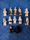 lego minifigures lot of Darth Vader, Anakin, clones and droids