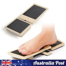 Single Foot Balance Board Ankle Strengthener Exerciser Non-slip Wobble Board AU