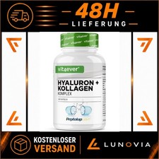 vit4ever Hyaluronsäure Kollagen Komplex - 240 Kapseln - 1000 mg Kollagen