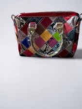 Women s Multicolor Patchwork Satchel Top Hand...