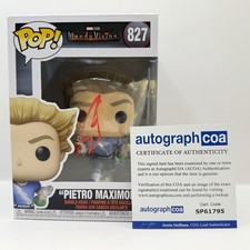 Evan Peters Signed Pietro Maximoff Funko Pop WandaVision Autograph ACOA
