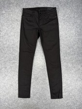 AllSaints Mast Jeans Womens 29 Black Skinny Stretch Low Rise Denim Pants