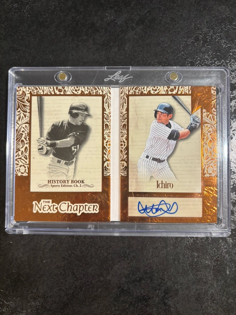 Leaf Ichiro Suzuki Autographed Baseball Sports Trading Cards