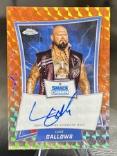 2025 Topps Chrome WWE - Blue Brand Autographs Luke Gallows #BBA-LKE Orange /50