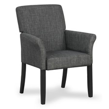 Fabric Executive Chair for Reception Waiting Room 68x66x94cm Grey