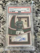 2023-24 Immaculate Endrick Shadowbox Signatures RC Auto #/30 PSA 9