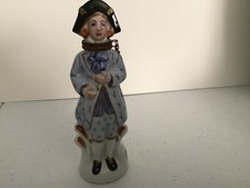 ANTIQUE RARE HAND SIGNED LIMOGES FRENCH PORCELAIN PERFUME SCENT BOTTLE.