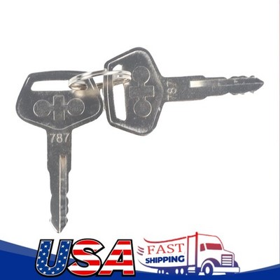 OEM #787 Key For Komatsu Excavator Heavy Equipment 2PACK