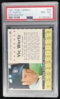 1961 Post Cereal Baseball Perforated Vic Wertz #49 PSA 8