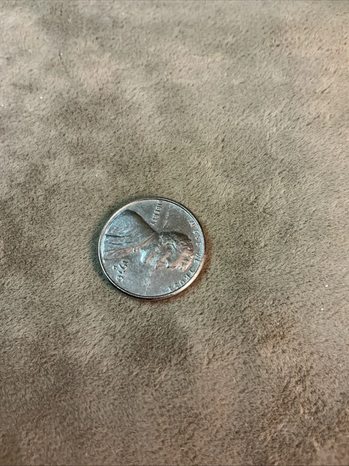 1970 D 1 Cent Multiple Error Lincoln Penny Struck on Roosevelt Dime Planchet - Image 3 of 4