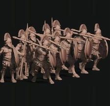 Greek Hoplites X10 28mm/32mm Historical Fantasy Tabletop Miniatures