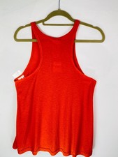 Intimately Free People Blood Orange Tank Top NWT's Ribbed Racerback Sz Large