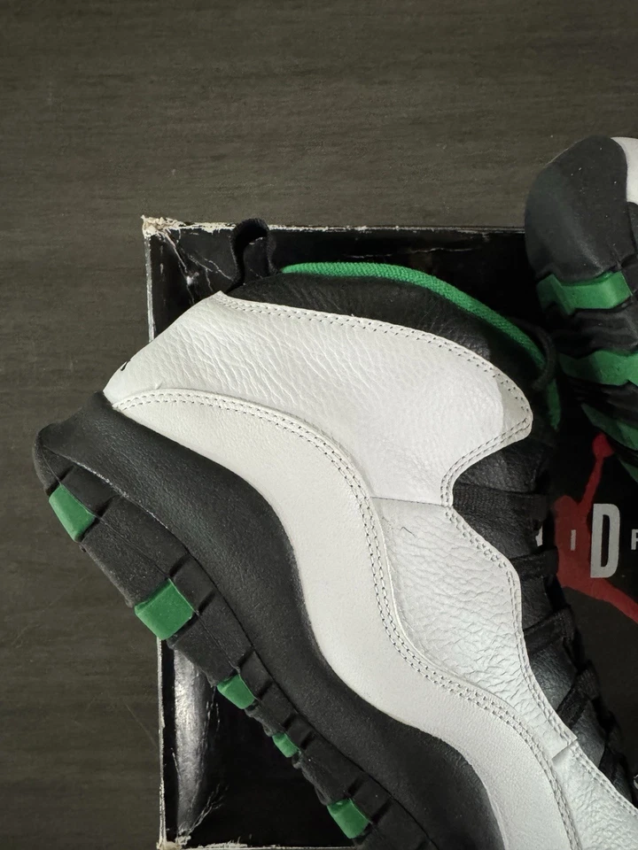 Nike Air Jordan 10 Retro Seattle Super Sonics Verde Pino 310805-137 Para hombres Talla Foto 3 de 4