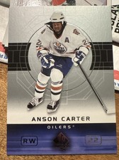 2002-03 SP Authentic Anson Carter Edmonton Oilers #39 Mint