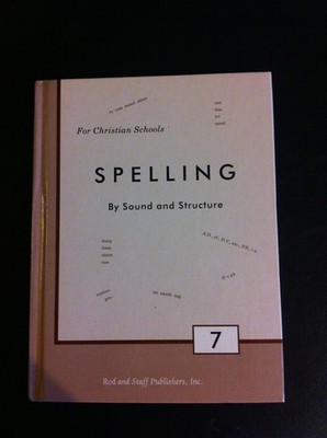 Spelling By Sound and Structure, Grade 7, Student Book