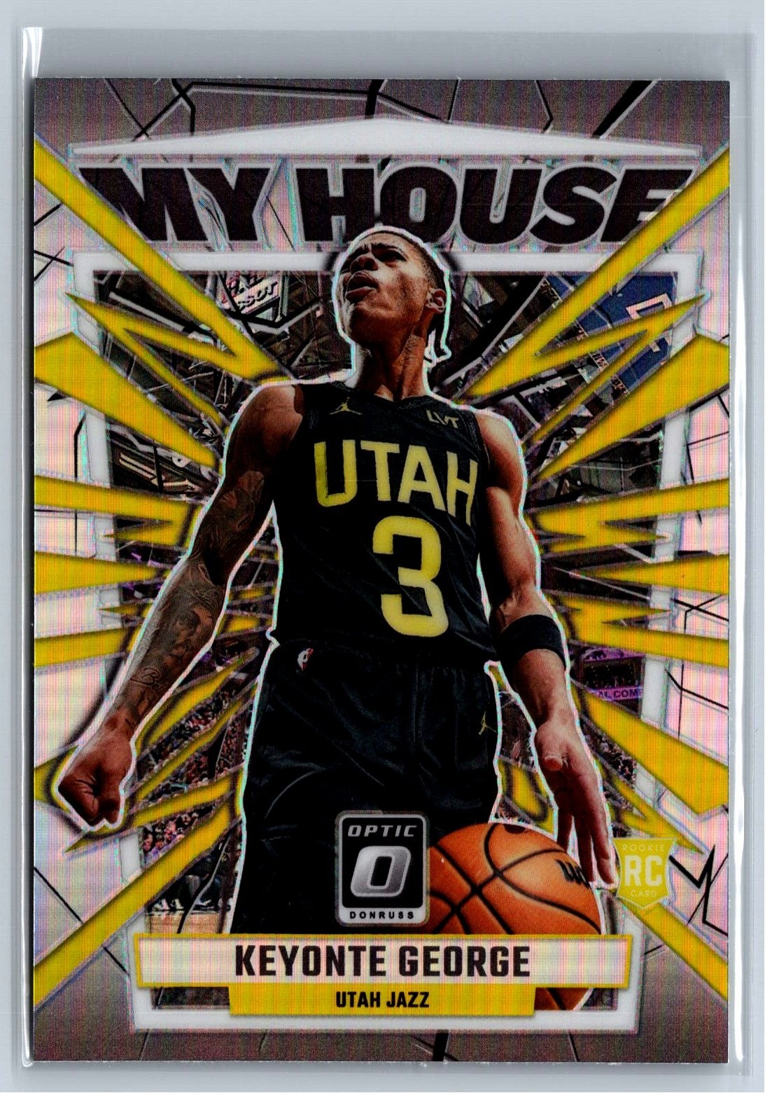 2023-24 Donruss Optic #4 Keyonte George My House Holo