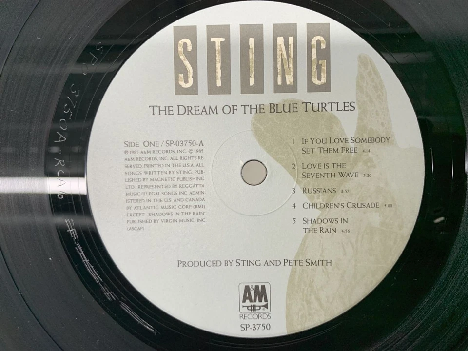 Sting The Dream Of The Blue Turtles US LP [56640ER] - Image 2 of 2