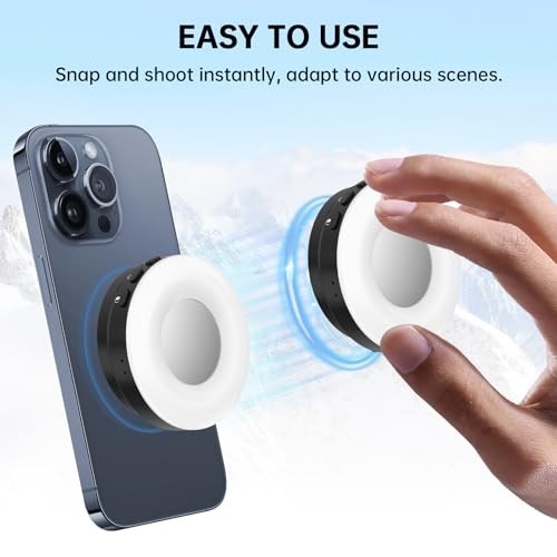 Magnetic Selfie Light Compatible with MagSafe iPhone&Android, Phone Light with 