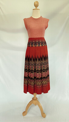 Women Thai Native Long Skit Cotton Thai Printed Pleats  Multi-Color Free Size