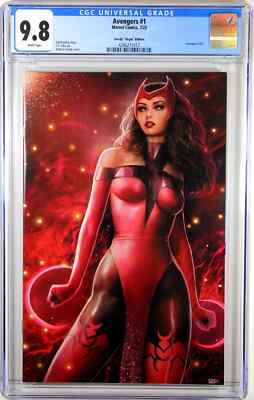 AVENGERS #1 (NATHAN SZERDY EXCLUSIVE VIRGIN VARIANT) ~ CGC GRADED 9.8 NM/M
