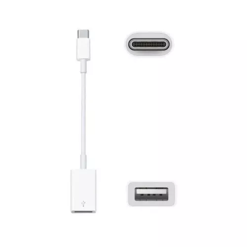 GENUINE APPLE USB-C to USB-A Adapter For MacBook Air Macbook Pro M1 M2 M3 iPad - Picture 1 of 7