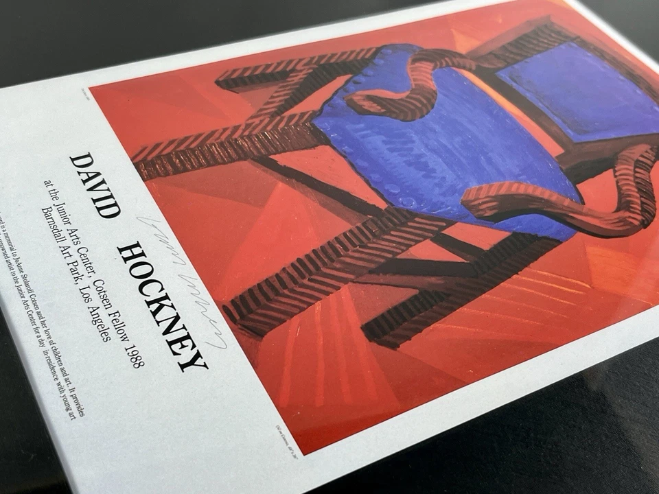 David Hockney Offset литография Calvi, Лос-Анджелес 1988 - Изображение 4 из 4