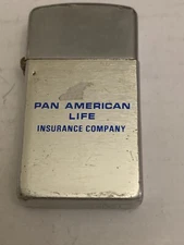 Vintage Pan American Life Insurance Company Advertising Park Lighter