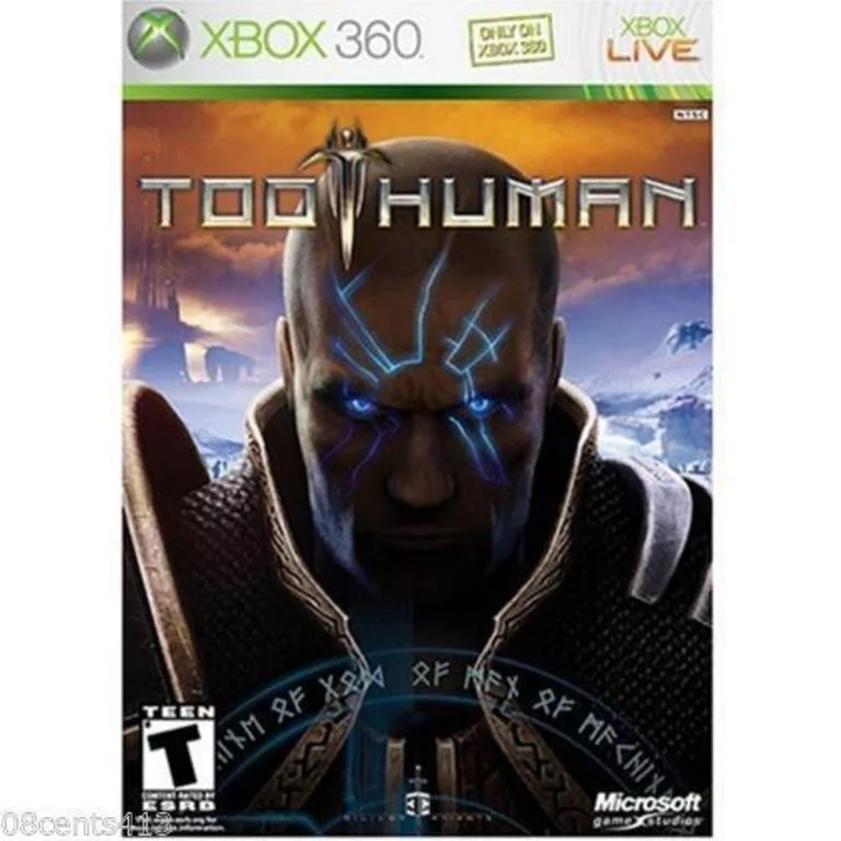 Too Human Microsoft Xbox 360 2008 COMPLETE