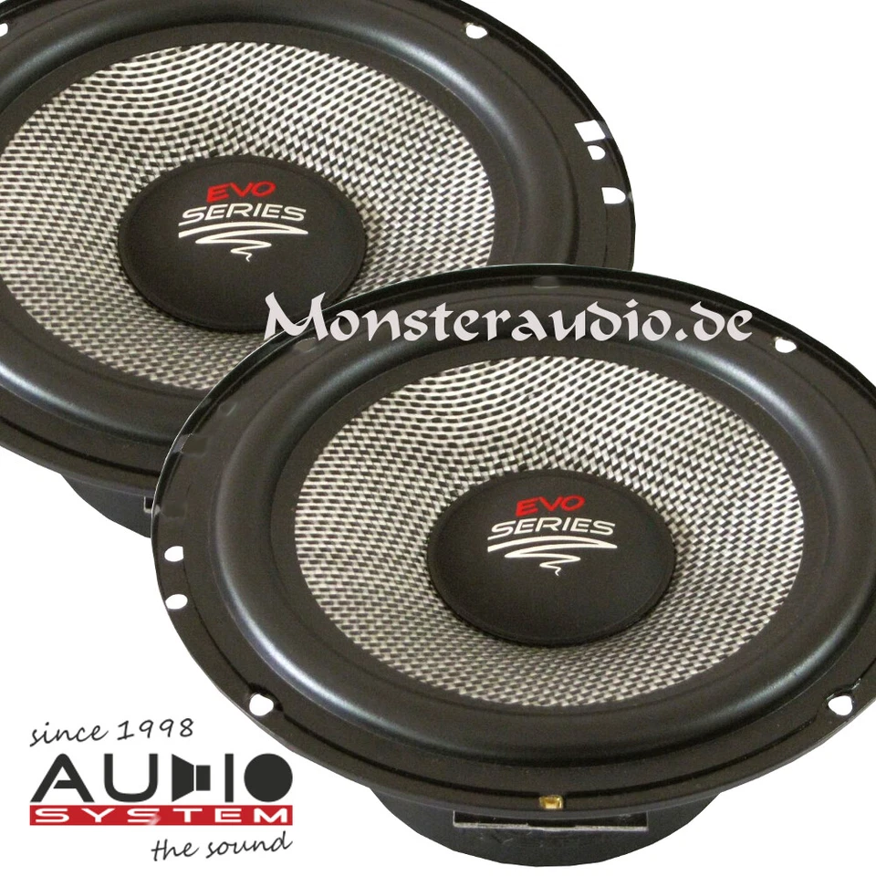 AUDIO SYSTEM R 165 EVO2 16,5cm 2-Wege Lautsprecher 165mm Boxen 280 Watt Radion - Bild 2 von 4