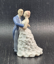 morena porcellana scultura coppia sposi  cm 10 h