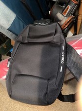 OZUKO Zaino a tracolla USB antifurto petto uomo casual borsa a tracolla - Nero