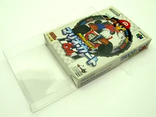5 Clear Plastic Protective Box Protector For Nintendo N64 Japan Import Cib Game