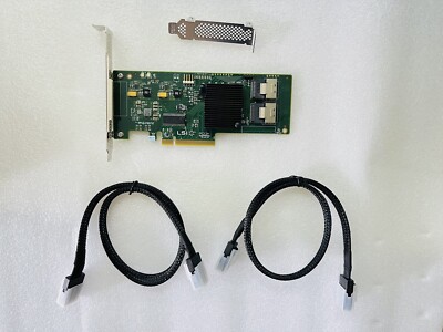 LSI 9211-8i 6Gbs PCI-E 2.0 IT Mode For ZFS FreeNAS unRAID 2*SFF-8087 TO SFF-8087