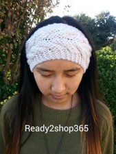 Winter Women Turban Headband Crochet Headwrap Knit Warmer Ear Knitted Wide
